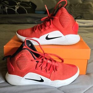 Nike Kids Bright Red and Black Sneakers